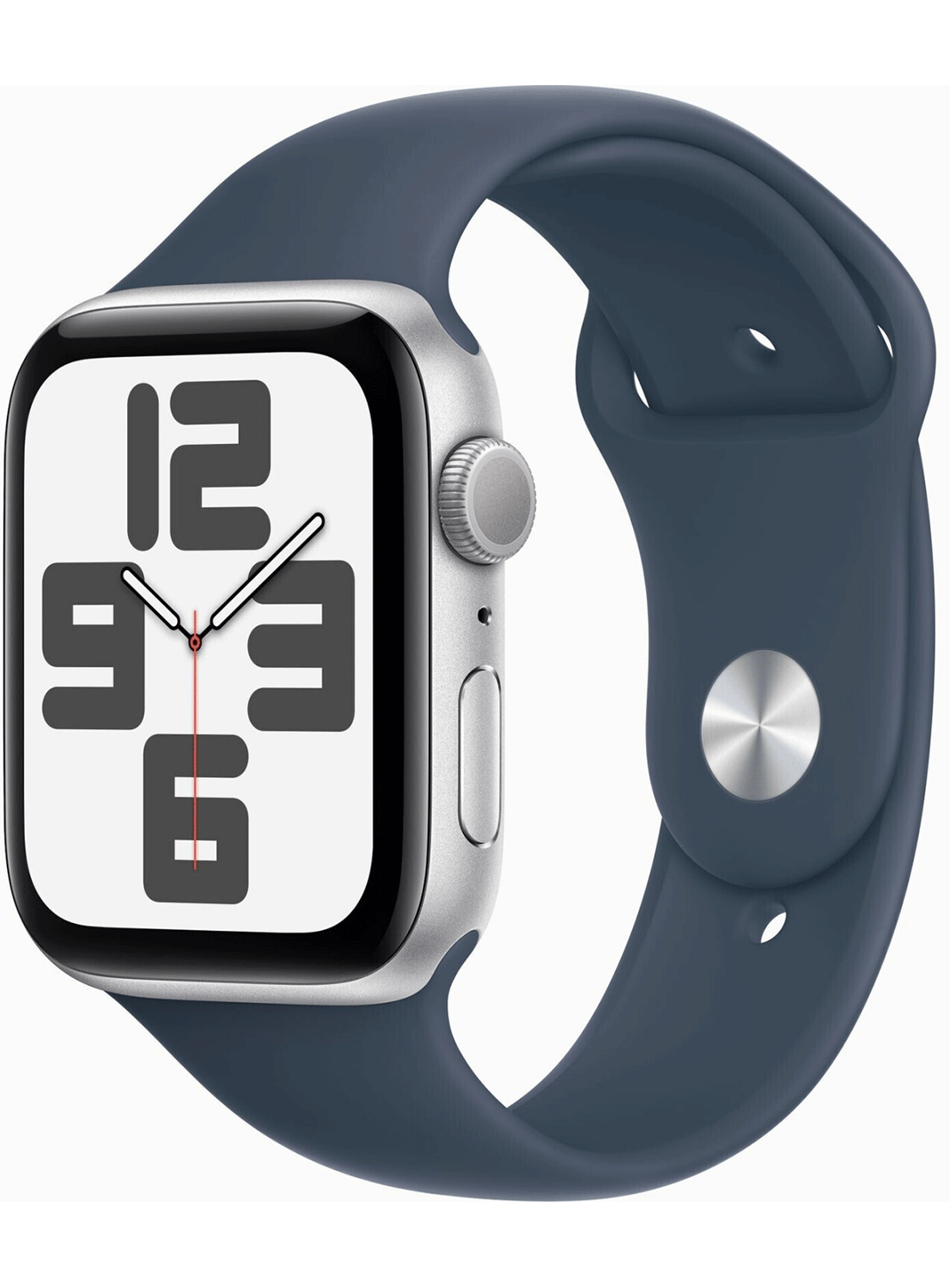 Apple Watch SE 2022 (GPS) Aluminium Case 44mm mit Silicon Armband