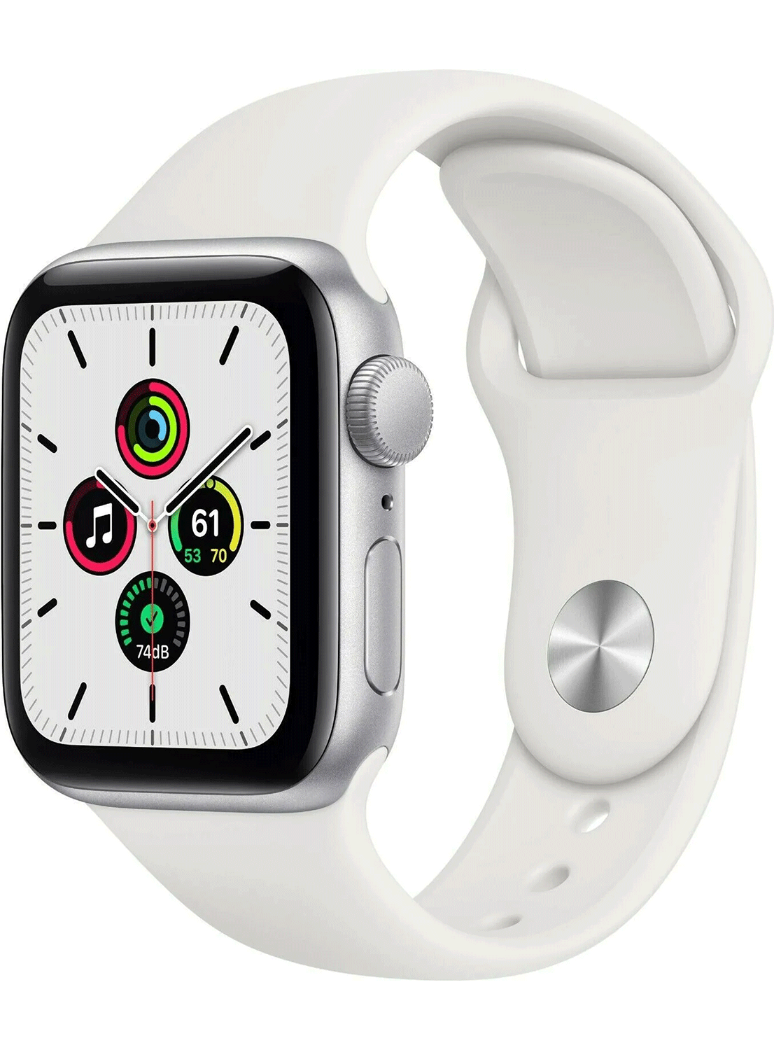 Apple Watch SE (GPS+Cellular) Aluminium Case 40mm with Silicon Strap