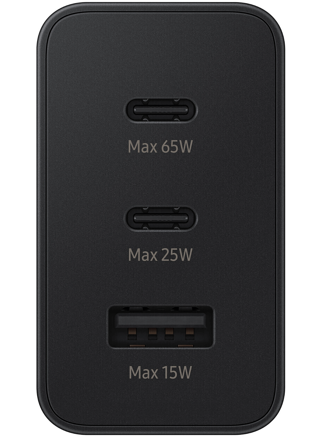Samsung Schnellladeadapter Trio 65 Watt EP-T6530N (USB, 2 x USB-C)