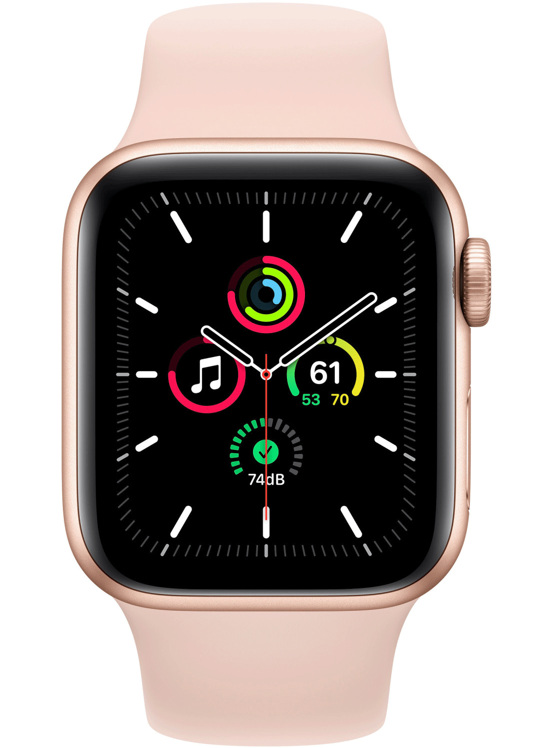 Apple Watch SE (GPS+Cellular) Aluminium Case 40mm with Silicon Strap