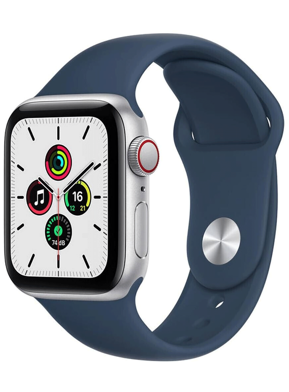 Apple Watch SE (GPS+Cellular) Aluminium Case 40mm with Silicon Strap