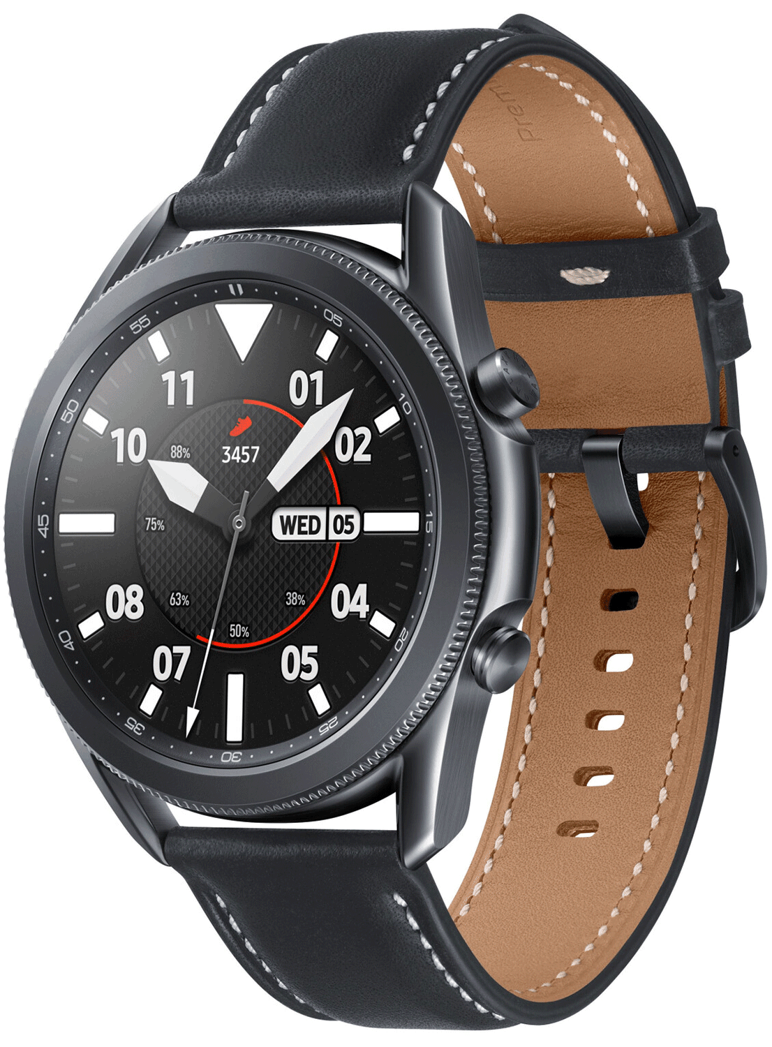 Samsung Galaxy Watch 3 4G 45mm Edelstahl SM-R845 mit Silicon Armband