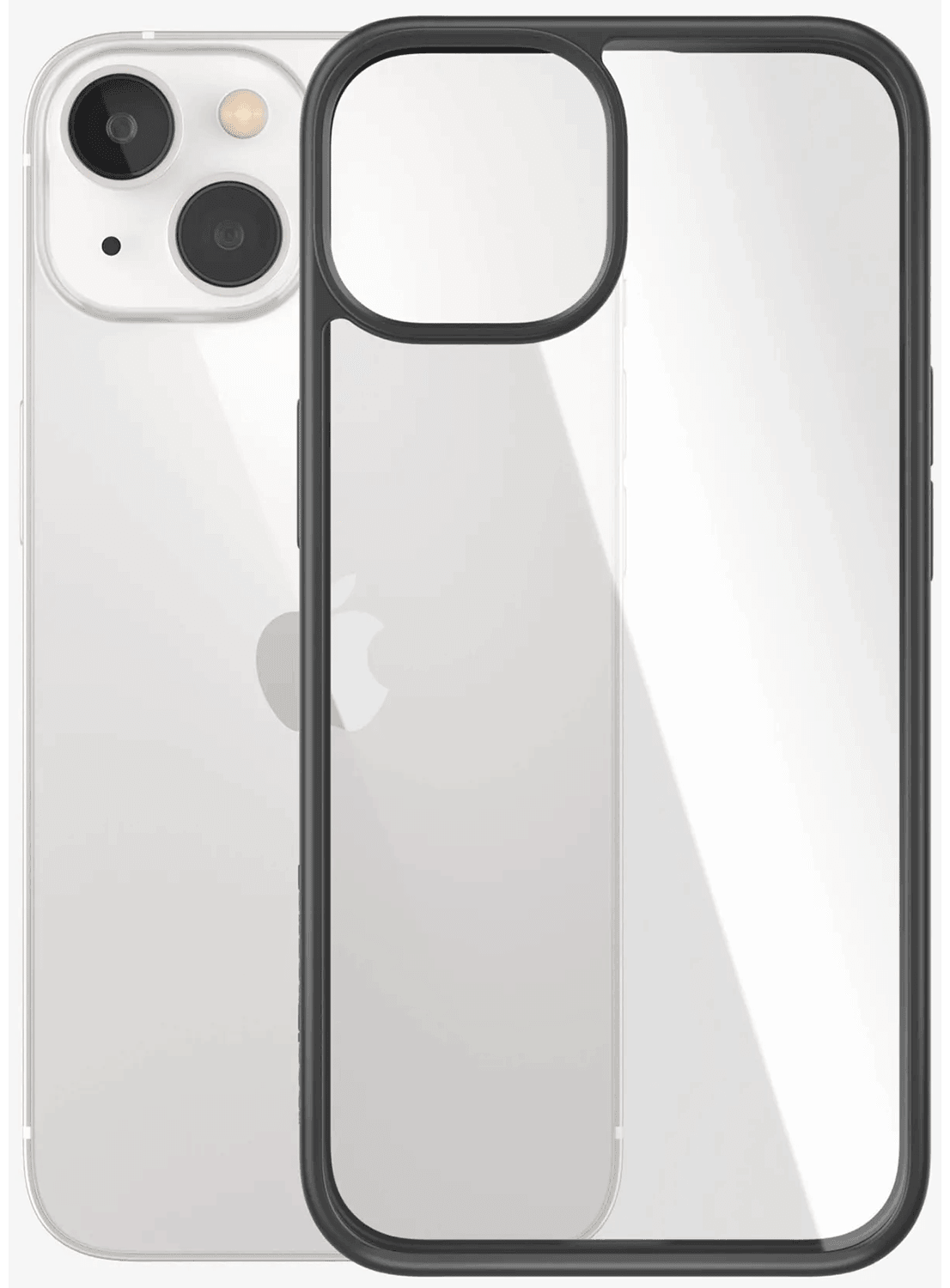 PanzerGlass Clear Case Black Edition für das Apple iPhone 13 / 14 - CarbonPhone