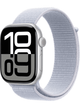 Apple Watch Series 10 4G 46mm Aluminium Case – Silver · Sport Blue Cloud