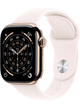Apple Watch Series 11 5G 46mm Titan Case – Titanium Gold · Sport Light Blush