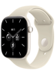Apple Watch Series 12 5G 46mm Ceramic Case – Pearl White Ceramic · Sand Sport Band