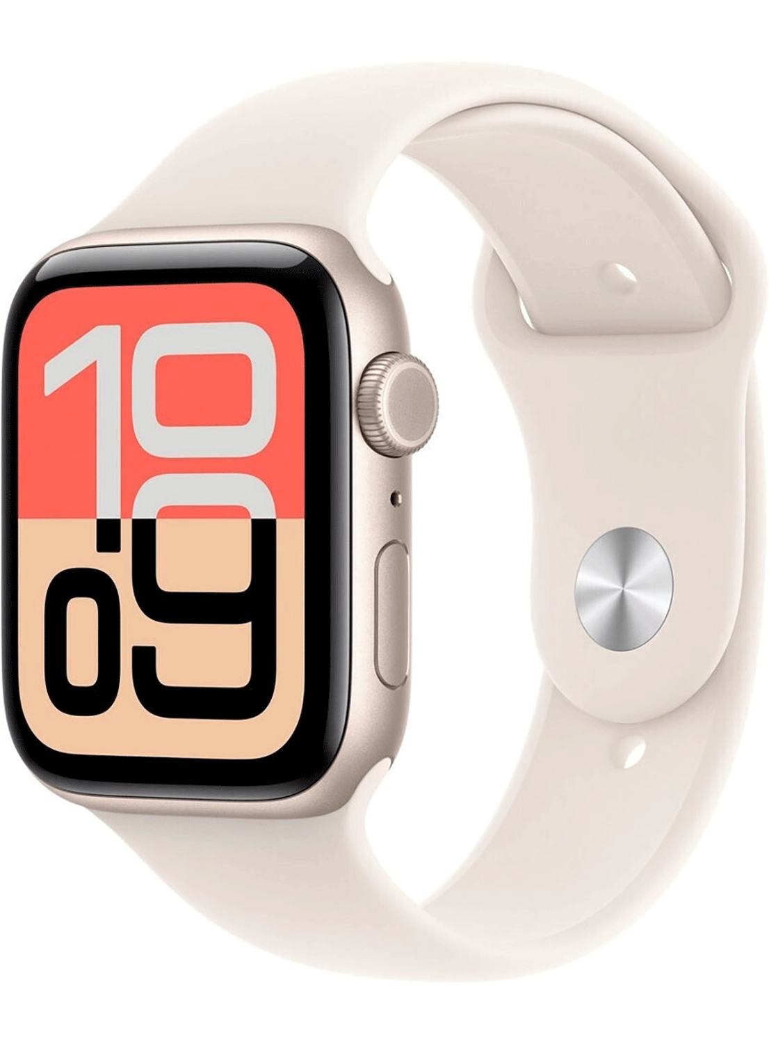 Apple Watch SE 3 (2025) 5G Aluminium Case 44mm mit Silicon Armband