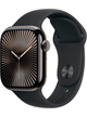 Apple Watch Series 10 4G 42mm Titan Case – Titan Slate · Sport Black