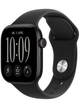 Apple Watch Series 12 GPS 42mm Aluminium Case – Black Aluminium · Black Sport Band