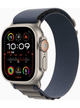 Apple Watch Ultra 2 49mm Titanium Case (2024) – Textil · Alpine Loop Blue Medium