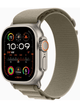Apple Watch Ultra 2 49mm Titanium Case mit Nylon Armband – Nylon · Alpine Loop Olive (Medium)