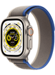 Apple Watch Ultra 49mm Titanium Case mit Nylon Armband – Nylon · Trail Loop Blue/Grey