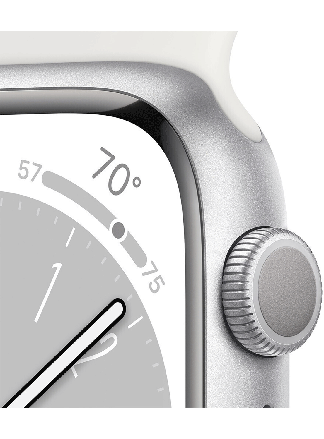Apple Watch Series 8 4G 45mm Aluminium Case mit Silicon Armband