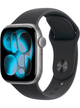 Apple Watch Series 11 5G 42mm Aluminium Case mit Silicon Armband – Space Grey · Silicon Black