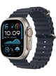 Apple Watch Ultra 2 49mm Titanium Case (2024) – Fluorelastomer · Ocean Armband Marine