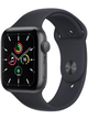 Apple Watch SE (GPS+Cellular) Aluminium Case 44mm mit Silicon Armband – Space Grey · Silicon Black