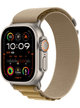 Apple Watch Ultra 2 49mm Titanium Case (2024) – Textil · Alpine Loop Tan Small