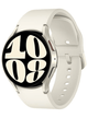 Samsung Galaxy Watch 6 LTE 40mm SM-R935 mit Silicon Armband – Gold · Silicon Beige