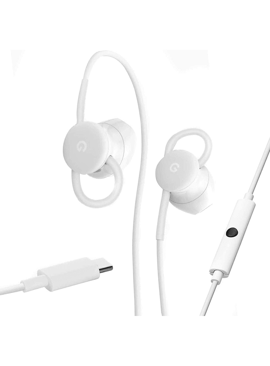 Original Google Pixel 8, 8 Pro, 7, 7 Pro, 6, 6 Pro USB-C In-ear Kopfhörer Weiß - CarbonPhone
