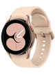 Samsung Galaxy Watch 4 Bluetooth 40mm SM-R860 mit Silicon Armband – Pink Gold · Pink Gold