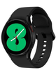 Samsung Galaxy Watch 4 Bluetooth 40mm SM-R860 mit Silicon Armband – Black · Black