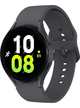Samsung Galaxy Watch 5 BT 40mm SM-R900 mit Silicon Armband – Graphite · Silicon Black