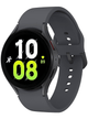 Samsung Galaxy Watch 5 WiFi 44mm SM-R910F mit Silicon Armband – Graphite · Silicon Black