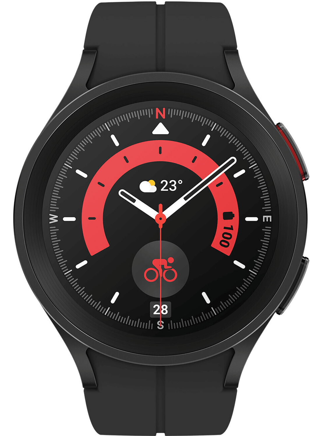 Samsung Galaxy Watch 5 Pro LTE 45mm SM-R925F mit Silicon Armband - CarbonPhone