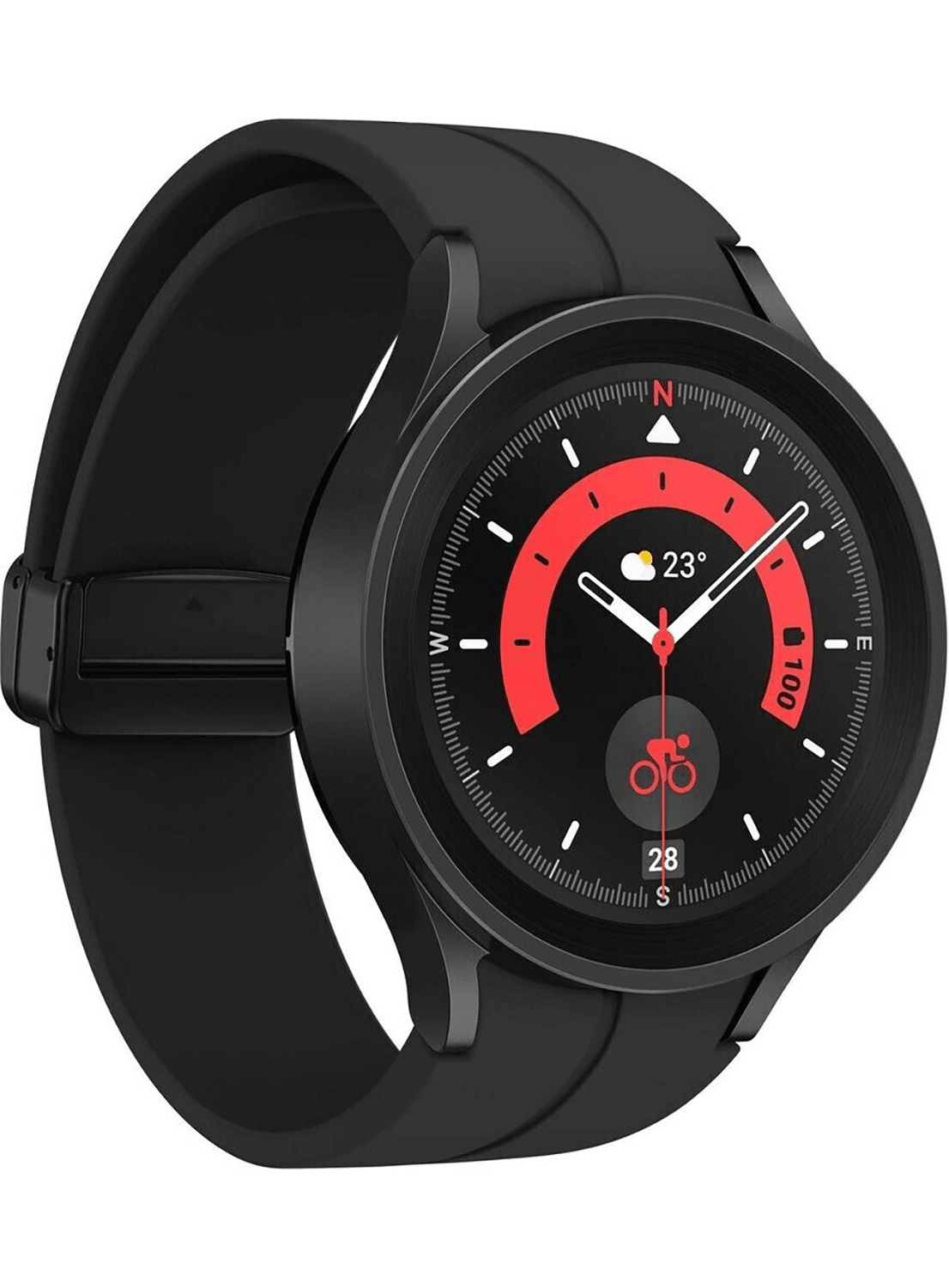 Samsung Galaxy Watch 5 Pro LTE 45mm SM-R925F mit Silicon Armband - CarbonPhone