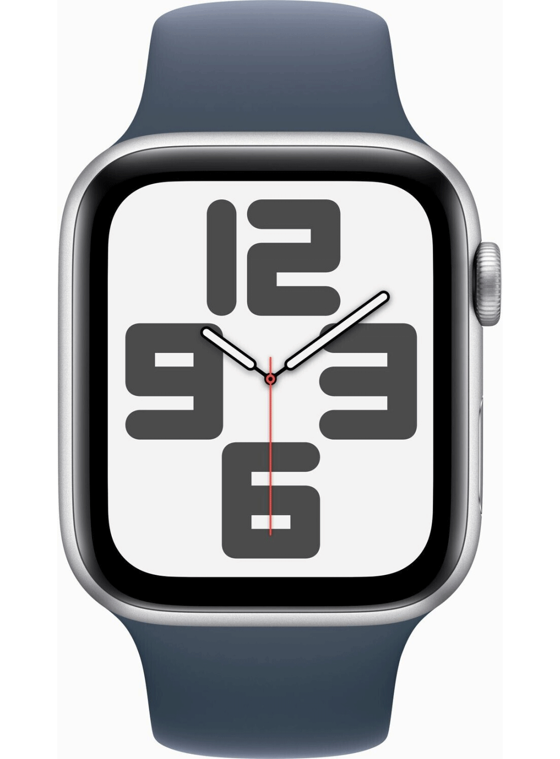 Apple Watch SE 2022 (GPS) Aluminium Case 44mm mit Silicon Armband