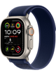 Apple Watch Ultra 2 49mm Titanium Case (2024) – Textil · Trail Loop Blau