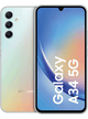 Samsung Galaxy A34 5G SM-A346 Double Sim  – Superbe argent · 128 Go · Nouveau